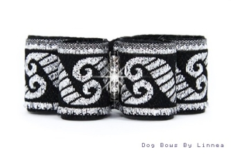Black With Silver Waves