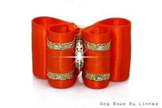 Orange Delight Satin w/ Gold Edge