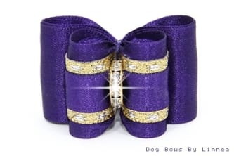 Liberty Purple Satin w/ Gold Edge