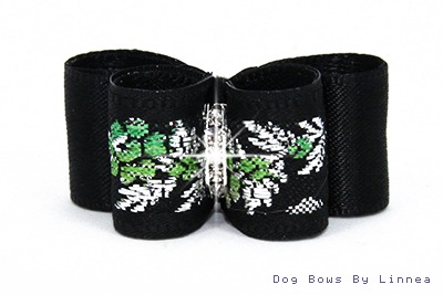 Metallic Floral Jacquard Green