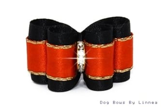 Precious Satin - Orange w/ gold