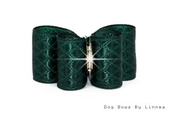 Hunter Green Satin Diamond