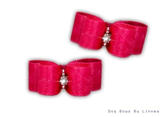 Hot Pink Jacquard Satin DL