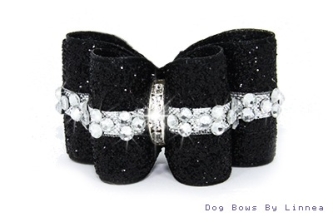 Full Size ~ Black Glitter Silver Sparkle