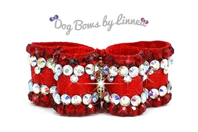 Puppy ~ Red Satin w/ Sparkle V2