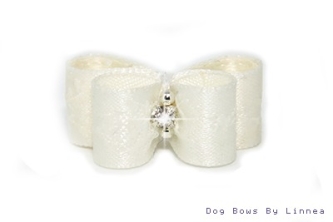 Off-white Jacquard Rose Satin