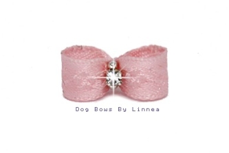 Pink Jacquard Woven Satin