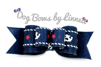 Navy Anchor ~ Plush Tie