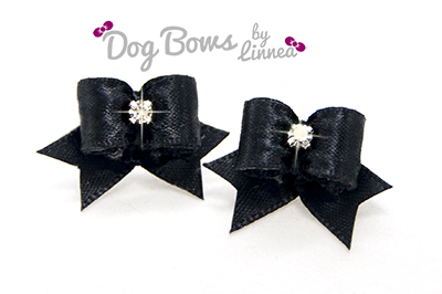 Classic Satin Maltese Pair