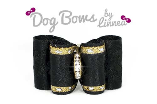 Black Satin Rose Jacquard