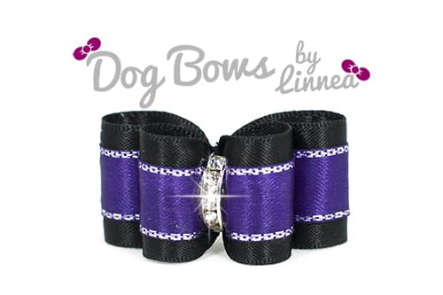 Precious Satin ~ Regular Purple w/ Silver