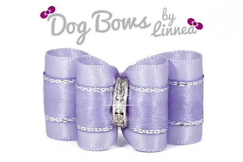 Precious Colorful Satin ~ Orchid w/ Silver