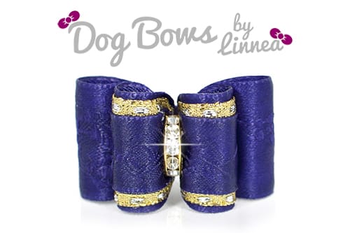 Purple Satin Rose Jacquard