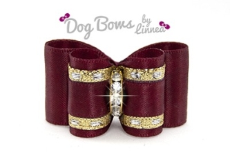 Classic Gold Satin Maroon