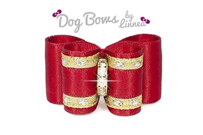 Classic Gold Satin Red