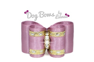 Classic Gold Satin Rosy Mauve