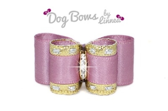 Classic Gold Satin Rosy Mauve