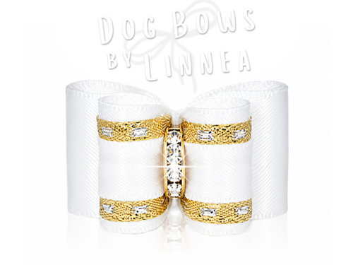 Classic Gold Satin White