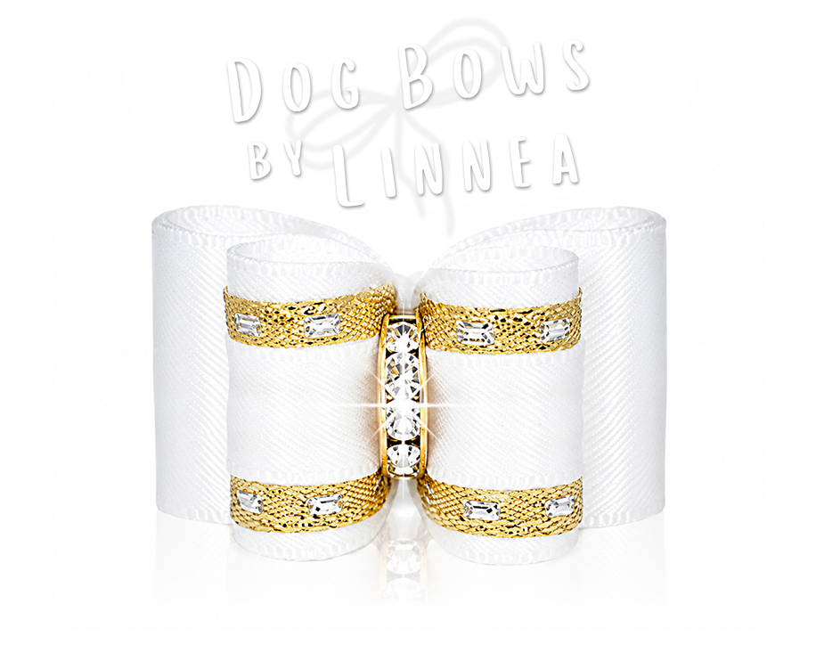Classic Gold Satin White