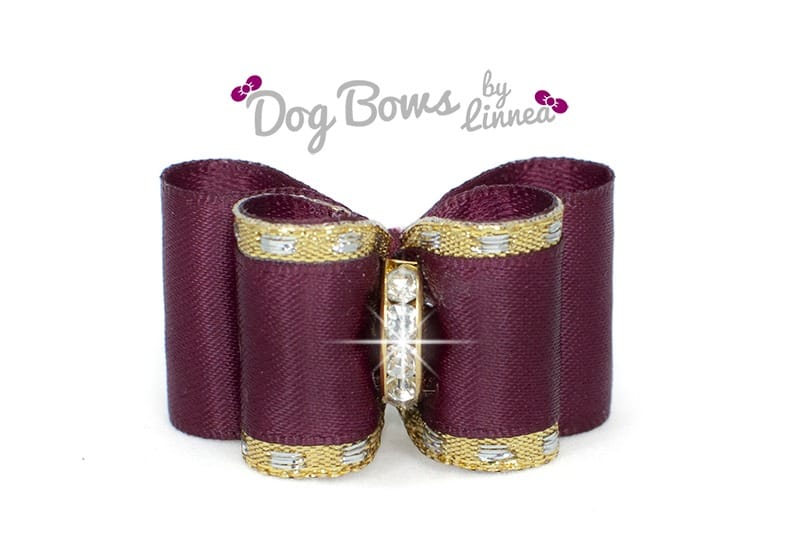 Classic Gold  Satin Wine