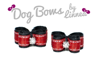 Black Satin w/ Red Silver Edge DL