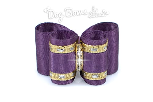 Classic Gold Satin Amethyst