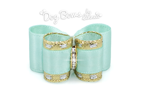 Classic Gold Satin Aqua