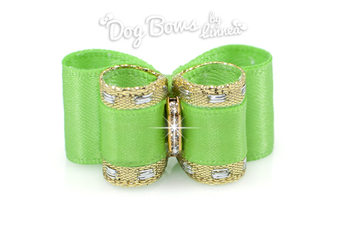 Classic Gold Satin Flash Green