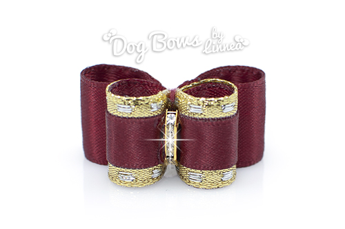 Classic Gold Satin Maroon