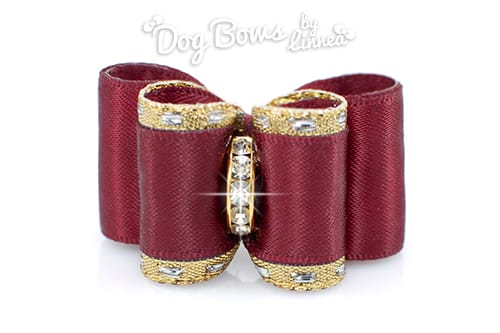 Classic Gold Satin Maroon