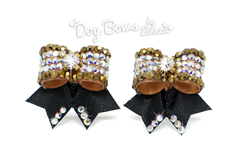 Maltese Pair ~ September Bloom ~ Gold