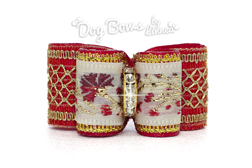 Spring Flower Gold Red