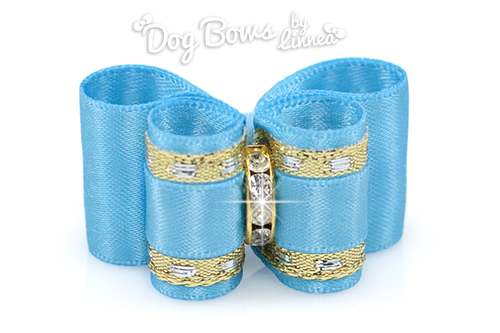 Classic Gold Satin Turquoise