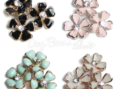 Floral Topknot Bling