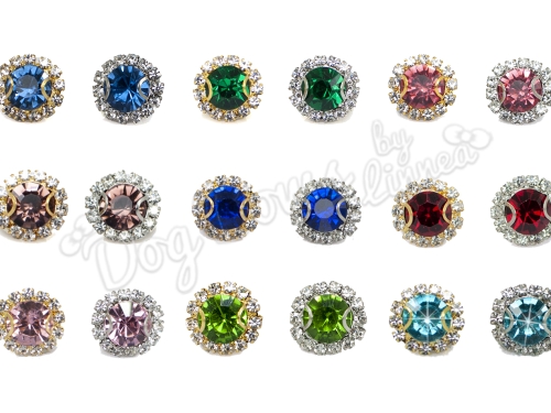 Round Rhinestone Crystal Bling 1/2" (12mm)