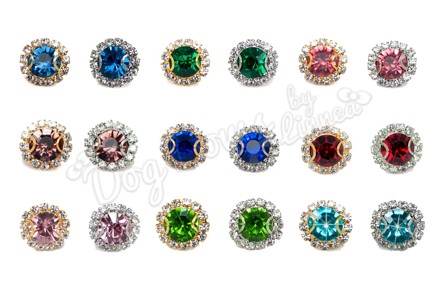 Round Rhinestone Crystal Bling 1/2" (12mm)