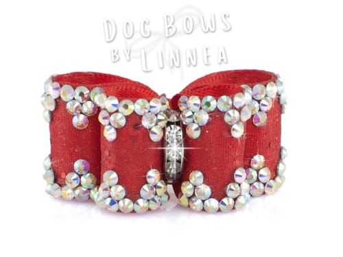 Full Size ~ Glitter Dazzle Poppy Red