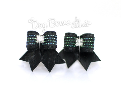 Firefly Satin Black Maltese Pair