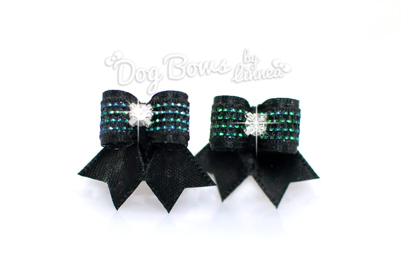 Firefly Satin Black Maltese Pair