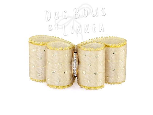 Beige Shimmer Dot Gold