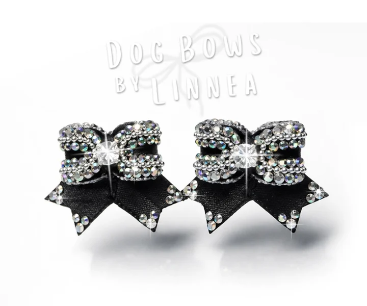 Maltese Pair ~ Crystal Licorice