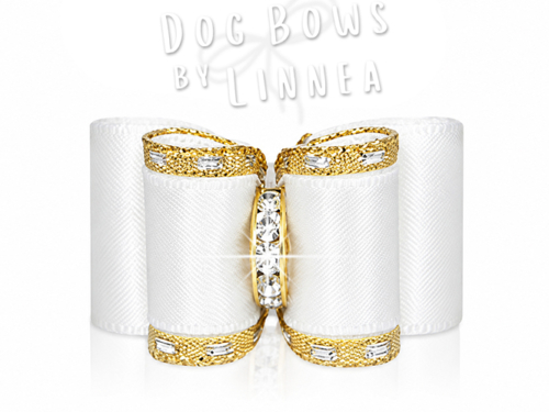 Classic Gold Satin White