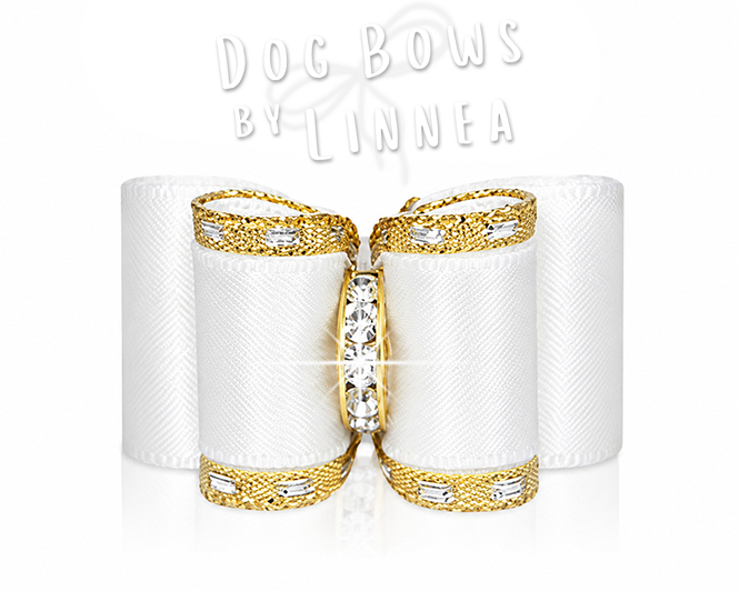 Classic Gold Satin White